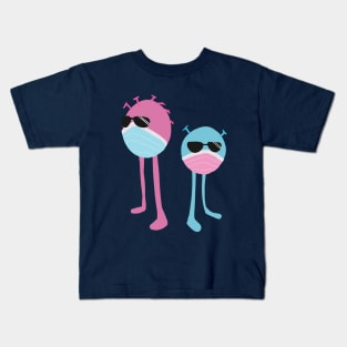 Virus Germs Illustration Kids T-Shirt